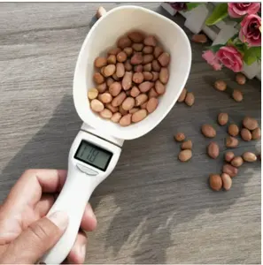 Ciotola di alta qualità Display a Led cibo animali domestici bilancia a cucchiaio misurino digitale tazza bilancia per alimenti bilancia digitale a cucchiaio 500g 0.1g
