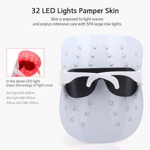 เครื่องนวดหน้าแบบพกพา ABS 3 สี LED โฟตอนบำบัด อุปกรณ์ดูแลผิวหน้า สำหรับใช้ในบ้าน - Product Image 4
