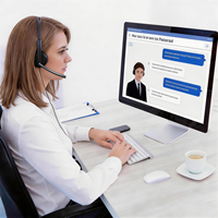 Kalajengking # 1093E Headset Kantor Pribadi Tipe-c + USB Stereo Headset Bisnis Berkabel Headphone Peredam Kebisingan ENC