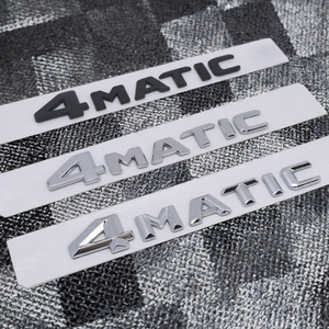 Emblema 3D ABS para Coche, Adhesivo de Lujo para Maletero, Calcomanía Cromada Negra con Logotipo para Mercedes W246 W204 W213 GLB - Product Image 3
