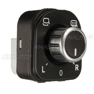 1 interruptor negro para espejo lateral de coche, para VW Golf GTI MK5 MK6, para Jetta MK5 Rabbit 2006-2012 5ND959565A 5K0959565 - Product Image 1