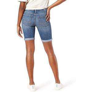 Wholesale <b>Womens</b> Mid-Rise Bermuda Denim <b>Shorts</b> Casual <b>Women</b> <b>Jean</b> <b>Shorts</b> Denim Denim <b>Shorts</b> <b>for</b> <b>Women</b> - Product Image 3