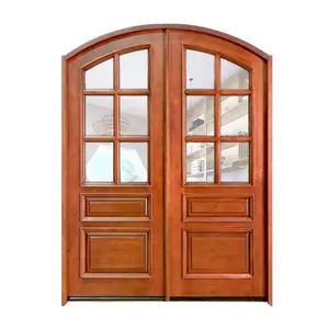 कैसेन डिज़ाइन स्विंग ग्लास बाहरी घर के दरवाजे और विंडोज़ ध्वनिरोधी आधुनिक जालीदार दरवाजे आउटडोर सजावट