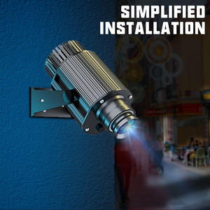 Proyector Gobo RGB/Azul IP67 con Logotipo Personalizado, Luces Publicitarias con Cambio Automático de Color, Proyección LED para Exteriores, LED Personalizado de 30W 60W - Product Image 1