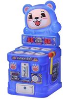 Machine d'arcade Offre Spéciale de dessin animé ours Whack-a-Mole jeu de marteau à jetons fabriqué en Chine