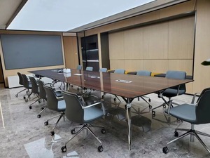 <span class=keywords><strong>Mesa</strong></span> <span class=keywords><strong>de</strong></span> Conferencia <span class=keywords><strong>de</strong></span> Lujo para 10 <span class=keywords><strong>Personas</strong></span>, 6 pies, Moderna, para <span class=keywords><strong>Sala</strong></span> <span class=keywords><strong>de</strong></span> <span class=keywords><strong>Juntas</strong></span>, con Superficie <span class=keywords><strong>de</strong></span> Madera y Estructura Metálica, Muebles <span class=keywords><strong>de</strong></span> Oficina, Garantía <span class=keywords><strong>de</strong></span> 5 Años - Product Image 2
