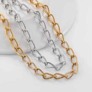Yadreva Nouveau Style Collier en Acier Inoxydable Chaîne à Maillons de 6 mm pour Hommes et Femmes Bijoux de Mode de Haute Qualité - Product Image 1