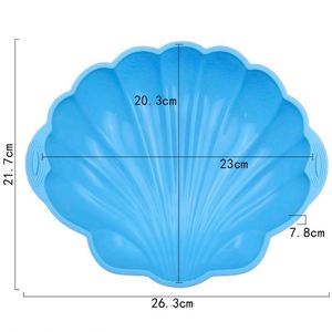 Moule à gâteau en silicone en forme de grande coquille marine, échantillon gratuit d'usine, respectueux de l'environnement, personnalisable OEM/ODM pour la pâtisserie à domicile - Product Image 2