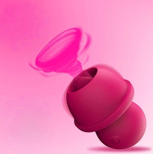 Fungo lingua leccare massaggiatore vibrante giocattolo del sesso dildo femminile mini vibratore donna massaggio stimolatore clitorideo multi-velocità - Product Image 1