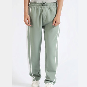 Pantalones de chándal de color liso para hombre, pantalones de chándal de última moda para hombre - Product Image 1