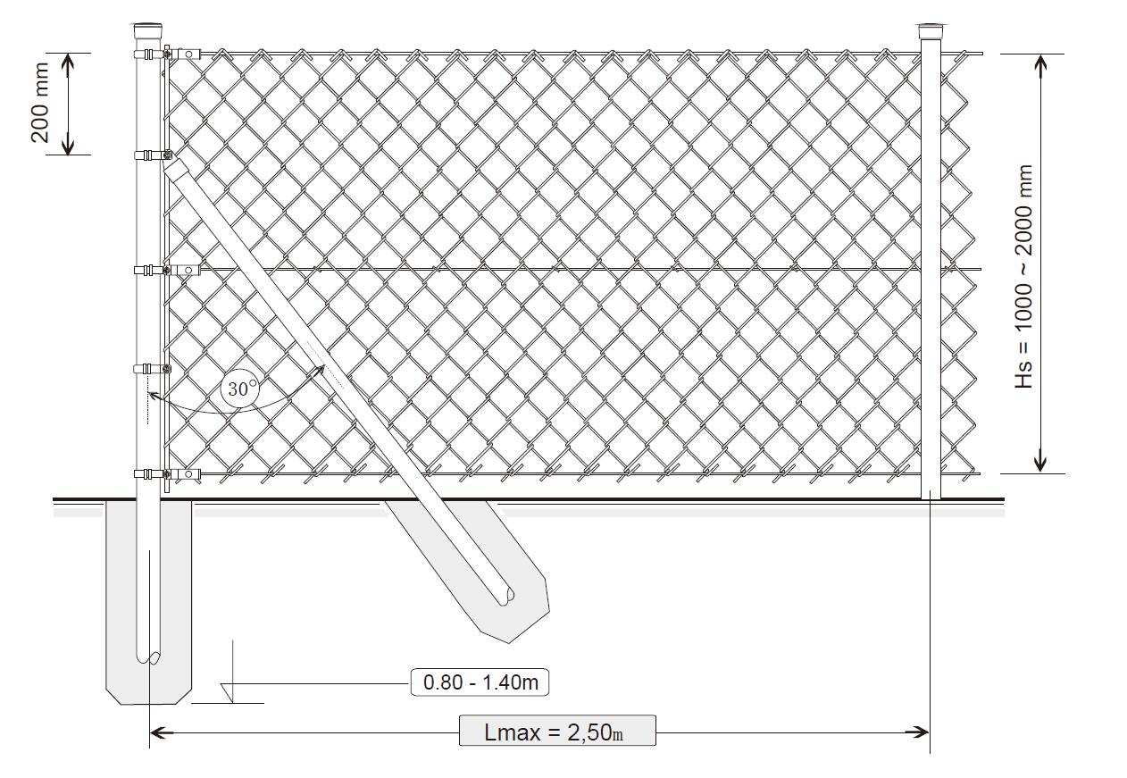Sustainable Pvc Coated Chain Link Fence Easily Assembled