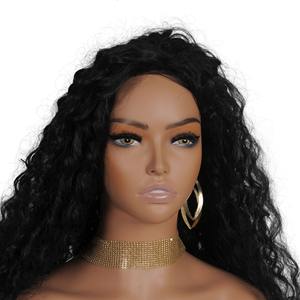 Mannequin réaliste buste <span class=keywords><strong>noir</strong></span> <span class=keywords><strong>marron</strong></span> femme Mannequin tête perruque support affichage tête de Mannequin - Product Image 3