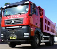 Б/у самосвал Sinotruk Sitrak 6x4, дизельный, 10-колесный, с двигателем Weichai Euro3, леворульный, в хорошем состоянии, для горнодобывающей и строительной отрасли