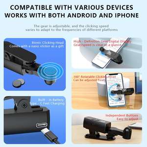 Dispositivo de Clic Automático Recargable B-03, <span class=keywords><strong>Clicker</strong></span> Inteligente con Batería Integrada, Multifunción, Rastreo Rápido, Clic con el Dedo - Product Image 4
