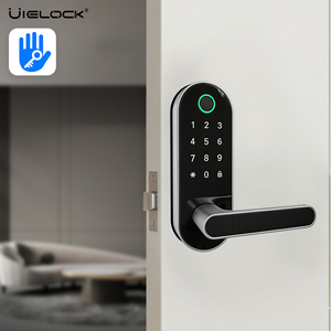 UIELOCK ABD Standart Gömme Akıllı Kilit Wi-Fi, Parmak İzi, Tuş Takımı, Dijital Düğme ile Alüminyum/Güvenlik Kapıları için Uygulama Kontrolü - Product Image 1