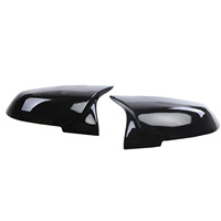 JDMotorsport88 2 piezas Cubiertas de Espejos Retrovisores Laterales ABS Negro Brillante para BMW Serie 3 F30 F35 2013-