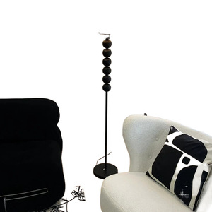 Polka Dot Minimalist Floor <b>Lamp</b> Led Light Source <b>Switch</b> Control Home Living Room Bedroom Ambient Lighting - Product Image 4
