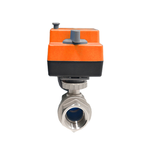 Winvall <span class=keywords><strong>12V</strong></span> DC động cơ hoạt động 2 cách điện SS304 Van cơ giới thiết bị truyền động tay cầm Van điều khiển lưu lượng nước - Product Image 4