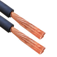 Schweißmaschinenkabel 1*10mm Sauerstofffreier Kupferleiter Weiche Gummiummantelung Elektrokabel