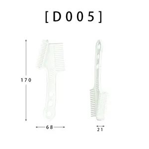 Wholesale Hair Dye Comb Plastic Hairdressing Comb Fluffy Shape Massage Comb