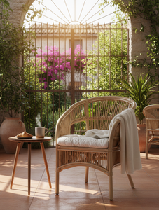 Fabiano <b>Bamboo</b> <b>Chair</b> Stylish Comfortable Modern Design for Apartment Hotel Living Room Bedroom Outdoor Spaces Home Furniture - Product Image 5