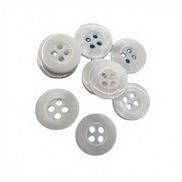 Kancing Kemeja Air Tawar Kaya River Shell Button Berwarna-warni Bulat Tepi Lebar Dua Lubang Empat Lubang Kysb260331 Pasokan Pabrik