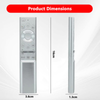 Remote Control Pengganti Fungsi Suara BN59-01346A untuk TV Samsung 4K OLED LCD, Stok Terbatas, Bahan Logam