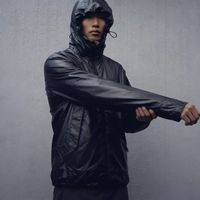 Veste à capuche imperméable et coupe-vent pour homme avec logo personnalisé, veste réactive à l'eau chaude vintage, sports de montagne en plein air