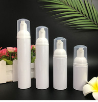 Distributeur de mousse liquide en plastique, bonne qualité, 30ml, 50ml, 80ml, 100ml, pompe pour mousse transparente, blanc, rose, noir, visage, désinfectant pour les cils