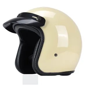 Certifié DOT Four Seasons <span class=keywords><strong>Casque</strong></span> de moto rétro universel vintage <span class=keywords><strong>Casque</strong></span> à visage semi-ouvert <span class=keywords><strong>Casque</strong></span> de sécurité pour <span class=keywords><strong>scooter</strong></span> électrique pour hommes - Product Image 1