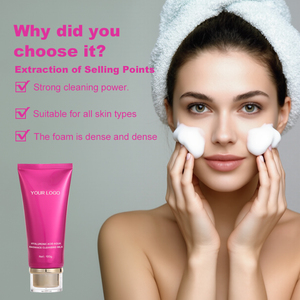 Da dầu làm sạch làm mềm lớp biểu bì hình thức trên khuôn mặt người lớn 'sữa rửa mặt nhẹ nhàng dưỡng ẩm Hyaluronic Axit cho tất cả da - Product Image 4