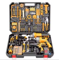 Ensemble d'outils de perçage électrique multifonctionnel, outils électriques portables, kit d'outils de réparation pour électriciens et usage en atelier