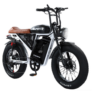 Vélo de montagne électrique unisexe AFTFA Road à 7 vitesses, pneus larges pour la <span class=keywords><strong>neige</strong></span>, frein à disque, batterie intégrée 48V, moteur sans balais - Product Image 5
