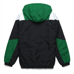 Color Block Hooded Safari <b>Jacket</b> <b>Men</b> Casual Zip-Up <b>Waterproof</b> Canvas Lightweight Outerwear for Winter - Product Image 1
