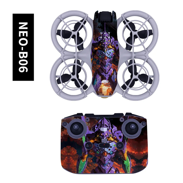 PVC Stickers for DJI NEO Motion Fly Decorative Film DJI Goggles N3 Covering DJI RC Motion 3 Drone Stickers Accessories