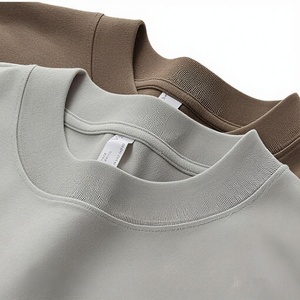 T-shirt Homme Personnalisé Haut de Gamme à Épaules Tombantes, Grammage Lourd 280g, Streetwear 100% Coton Uni, Coupe Oversize Luxe Écologique - Product Image 4