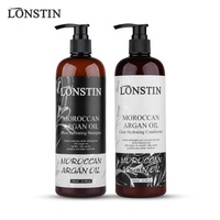 Ensemble de soins capillaires naturels en vrac, marque privée OEM, crème hydratante bio à l'huile d'argan du Maroc, shampoing et après-shampoing personnalisés