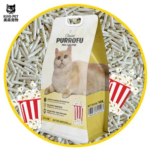 Tofu Cat Litter 10L/4.6KG Strong Agglomeration Dust-free Pellet Green Peas Cat Sand