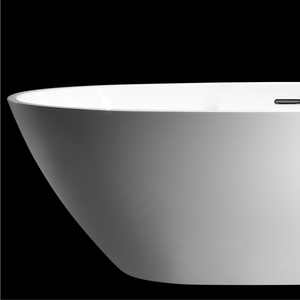 Bañera Ovalada de Acrílico Independiente para Espacios Pequeños, Resistente al Amarilleo, Todo en Uno, para Spa y Relajación - Product Image 3