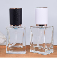 Frosted Krim Foundation Cair Kaca 30ML, Losion Tabir Surya, Makeup, Parfum, Botol Semprot Persegi untuk Produk Perawatan Kulit