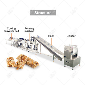 Machine à former des barres de fruits et de noix MY, petite machine d'extrusion de barres protéinées, ligne de production de barres de muesli - Product Image 2