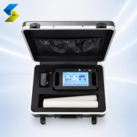 Kit de testeur de qualité de l'eau multi-paramètres portable avec étui de transport rigide, équipement professionnel de test de l'eau pour utilisation sur le terrain