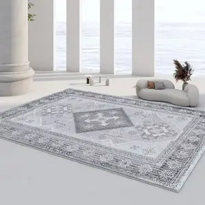 Proveedor de fábrica, Alfombra de área Bohemia turca de diseñador de lujo moderno, 3D alfombra de suelo, decoración de sala de estar, alfombras grandes personalizadas