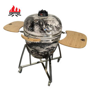 Parrilla Kimstone <span class=keywords><strong>Kamado</strong></span> de 26 pulgadas, parrilla Keramik Parrilla <span class=keywords><strong>Asador</strong></span>, parrilla de barbacoa <span class=keywords><strong>Kamado</strong></span> pintada personalizada, cocina al aire libre - Product Image 2