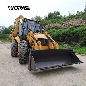 चार पहिया स्टीयरिंग 2.5 टन 2500 किलोग्राम 4wd बैकहोए लोडर 388 एच बैक होई लोडर - Product Image 2