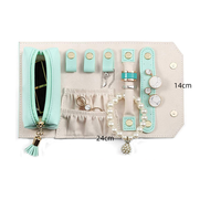 Sac de rangement pour bijoux léger, petit sac de voyage pour bijoux, pour colliers, boucles d'oreilles, bagues