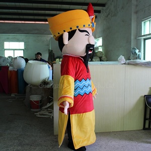 Funtoys Happy God of Fortune Nouvel An chinois Costume de mascotte Mammon <span class=keywords><strong>en</strong></span> peluche personnalisé Dieu de la richesse Cosplay TV Show Movie pour adulte - Product Image 3
