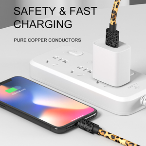 Câble USB en aluminium rond imprimé PU de style nouveau avec charge rapide 3A pour <span class=keywords><strong>iPhone</strong></span> et Type C - Product Image 5