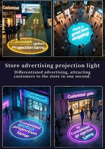 Custom HD 100W <b>Projector</b> LED Advertising <b>Lights</b> High Definition RGB Gobo IP65 Standard TY-100F Halloween <b>Lights</b> TY-100F - Product Image 2