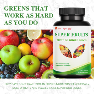 Cápsulas de Superfrutas Altas en Fibra - Mezcla <span class=keywords><strong>Soluble</strong></span> e Insoluble en Agua, Apoya la Salud Intestinal - Suministro a Granel para Nutrición Diaria - Product Image 4